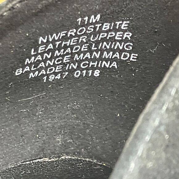 Nine West Open Toe Pumps 11M Black Suede Heels Ankle Strap Frostbite - Picture 4 of 13